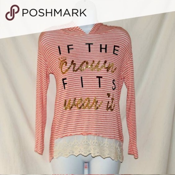 Ransom Other - Ransom Girls Hooded Blouse with wording